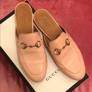 Gucci Light Pink Princeton Mules